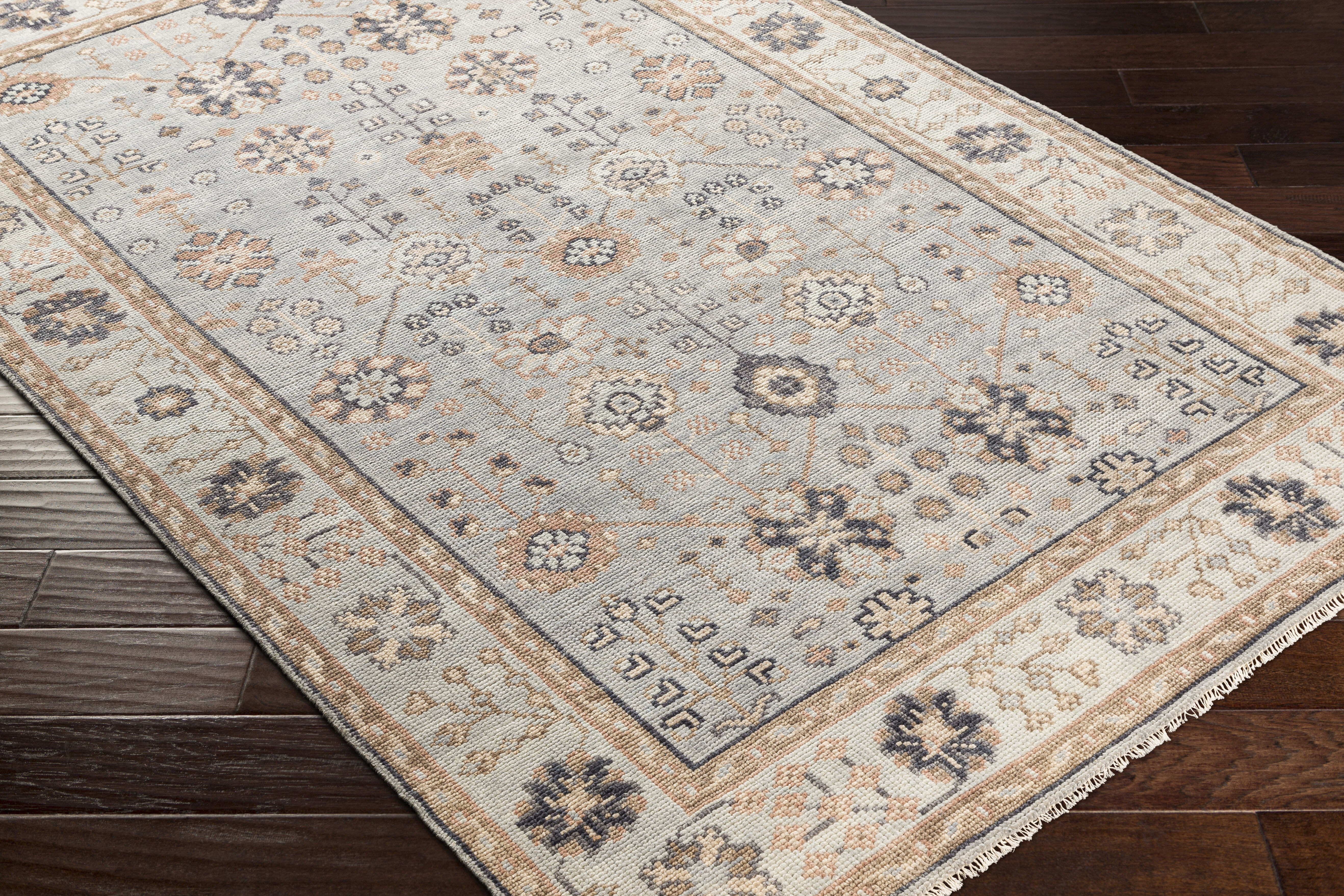 Palais 144 X 106 inch Pale Blue Rug in 9 X 12, Rectangle