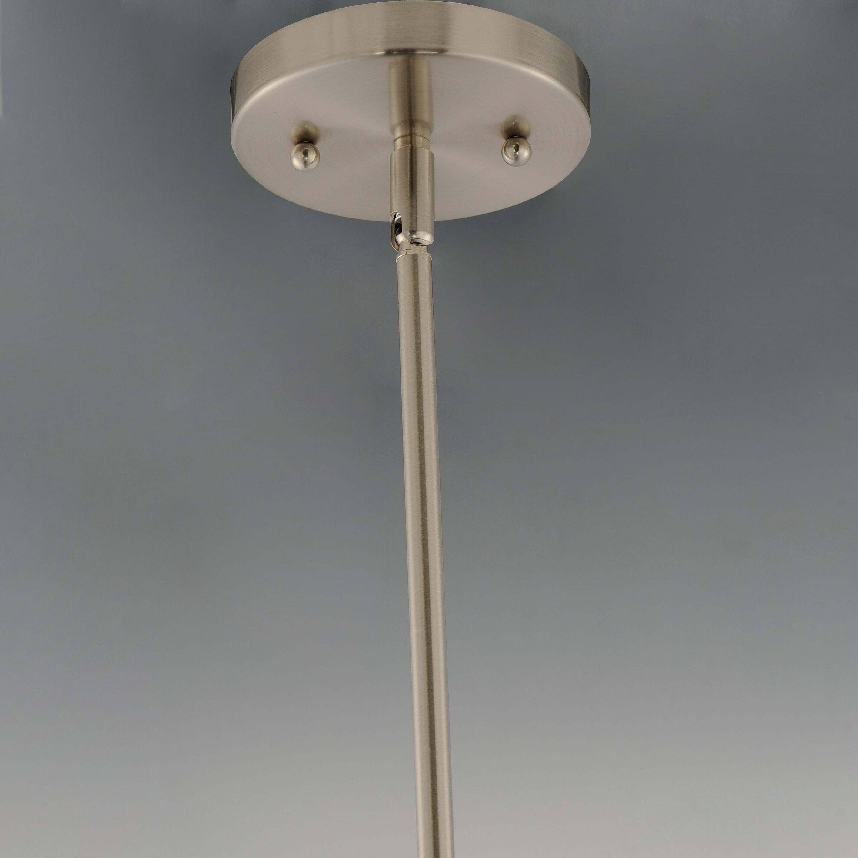 Sleek 1 Light 4 inch Satin Nickel Mini Pendant Ceiling Light