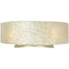 Radius 2 Light 23 inch Gold Dust Vanity Light Wall Light in Sustainable Crushed Natural Capiz Shell