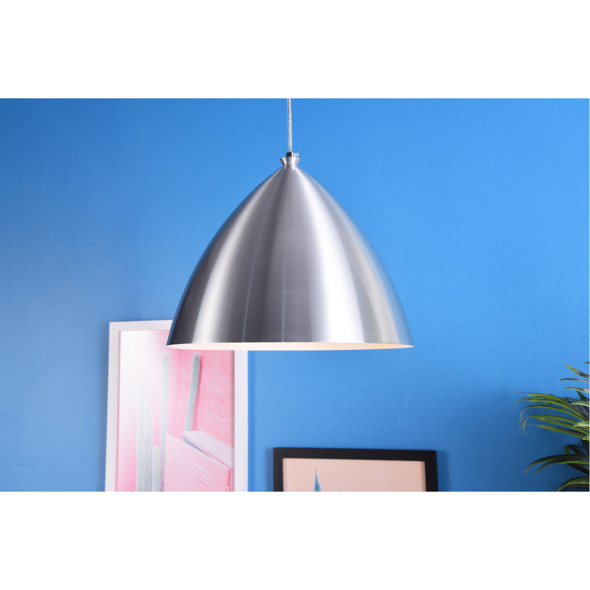 Kenneth 1 Light 13.5 inch Burnished Nickel Pendant Ceiling Light