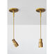 Sean Lavin Ace 120 Satin Nickel Low-Voltage Track Head Ceiling Light in 2700K, Monopoint, Integrated LED