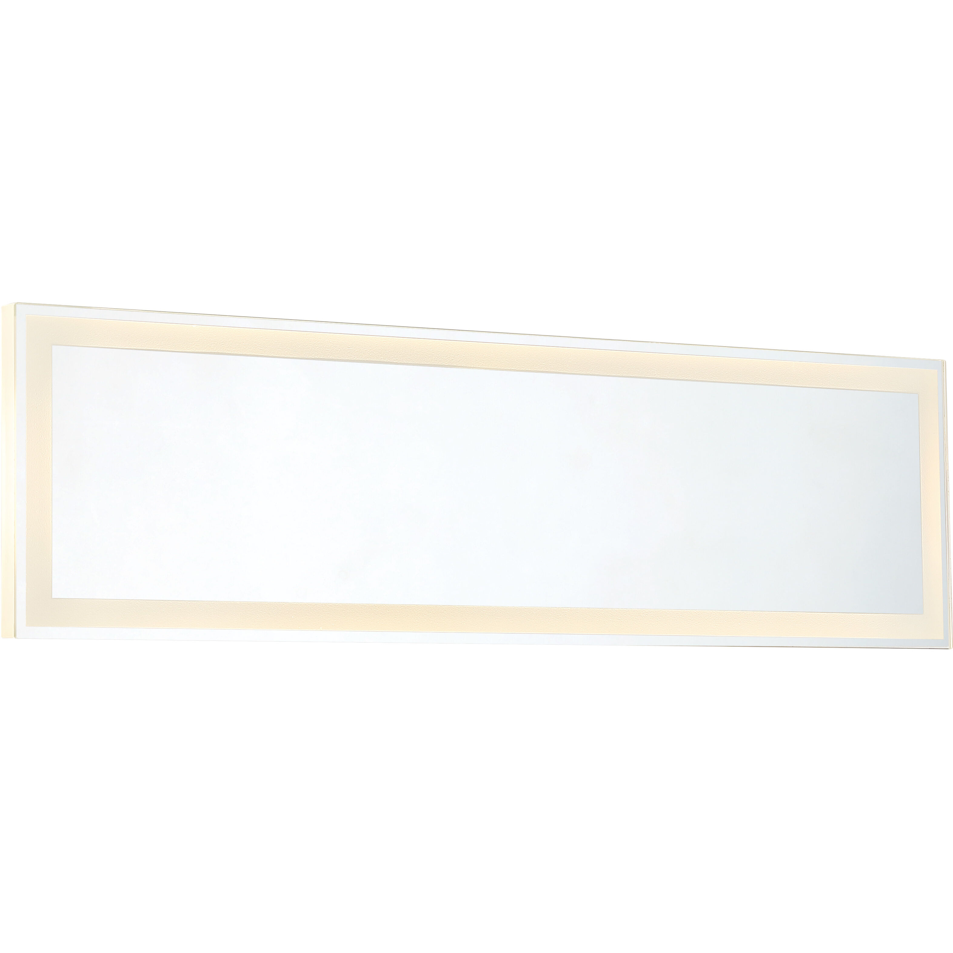 Vanity 18 X 7 inch White Mirror