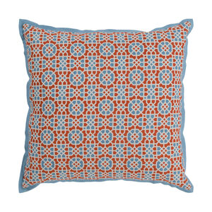 Francesco 18 X 18 inch Burnt Orange Pillow Kit, Square