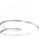 Ampersand LED 31.5 inch Brushed Nickel Pendant Ceiling Light