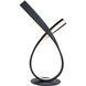 Royce 17 inch 10.00 watt Black Table Lamp Portable Light