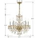 Traditional Crystal 5 Light 22 inch Polished Brass Chandelier Ceiling Light in Clear Spectra