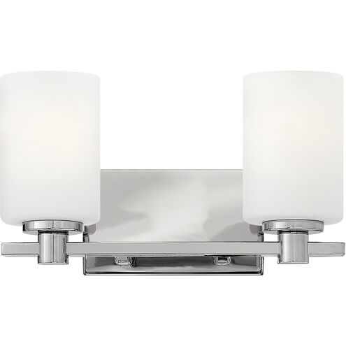 Karlie 2 Light 13.25 inch Chrome Vanity Light Wall Light