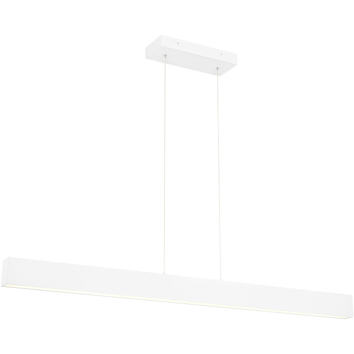 Form Dual LED 2 inch Matte White Pendant Ceiling Light