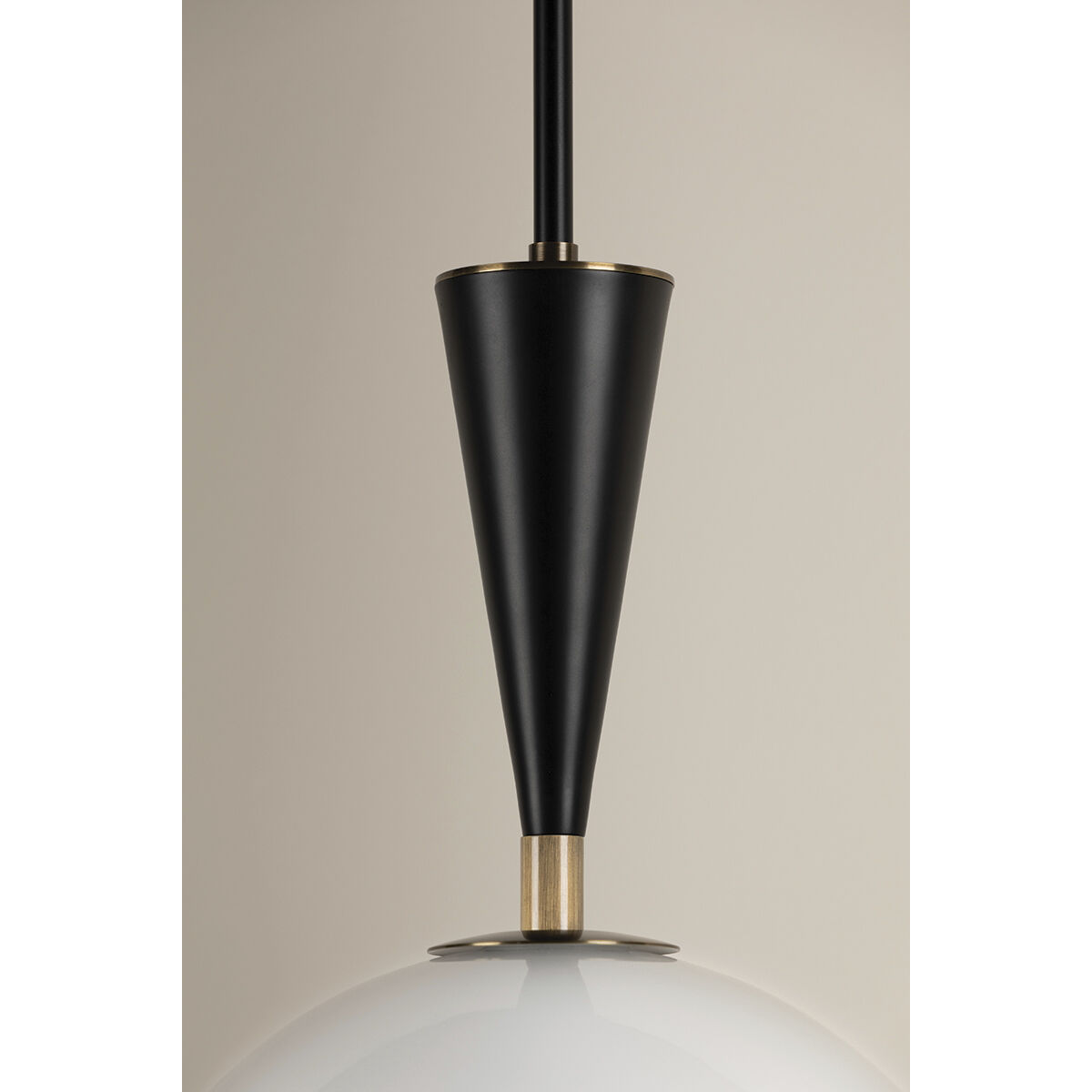 Payson 1 Light 12 inch Patina Brass/Soft Black Pendant Ceiling Light