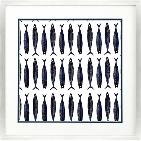 Animals Collection Blue Framed Art