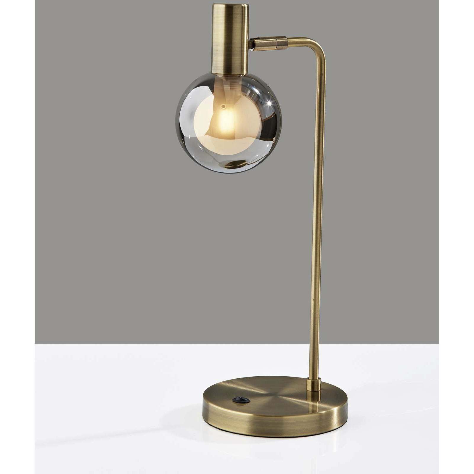 Starling 16 inch 4.00 watt Antique Brass Desk Lamp Portable Light