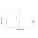 Tova 2 Light 45.75 inch Brushed Nickel Linear Chandelier Ceiling Light