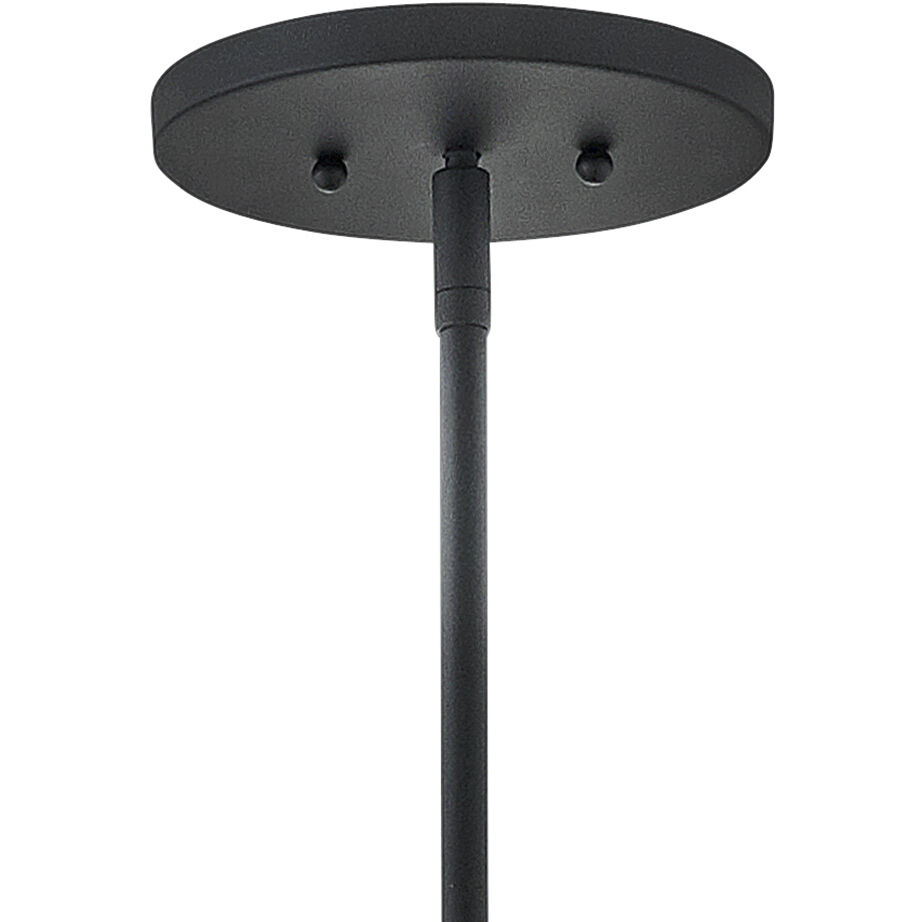 Ophelia 6 Light 30 inch Black Foyer Light Ceiling Light