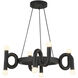 Alora Mood Sadie 8 Light 23.25 inch Matte Black Chandelier Ceiling Light