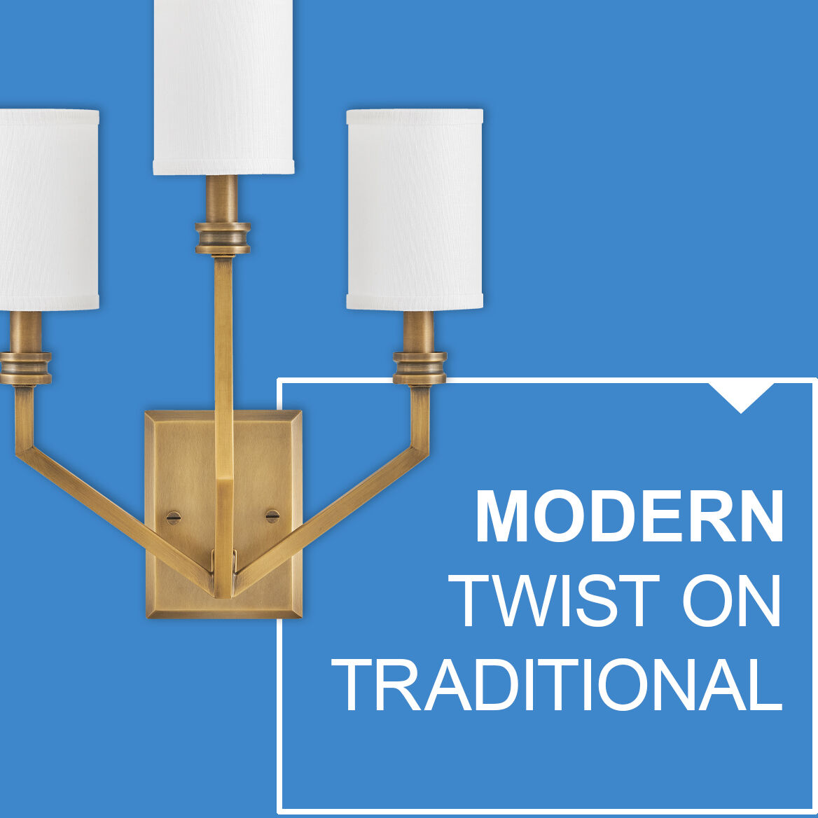 Moore 3 Light 15 inch Heritage Brass Interior Wall Mount Wall Light