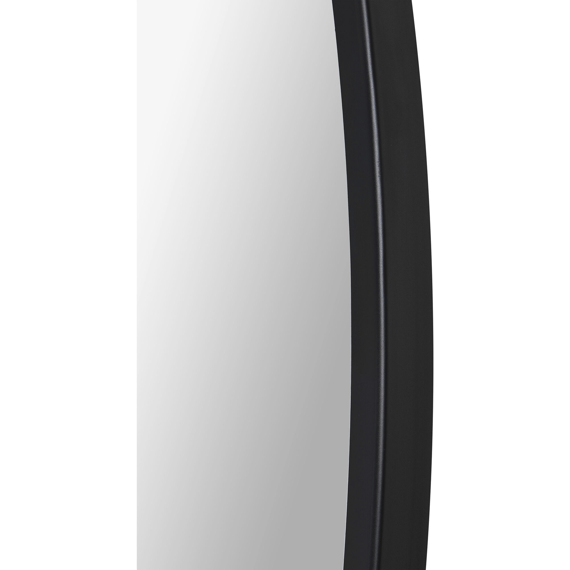 Sami 48 X 48 inch Matte Black and Clear Mirror