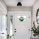 Erling 1 Light 10 inch Matte Black Flush Mount Ceiling Light, Medium