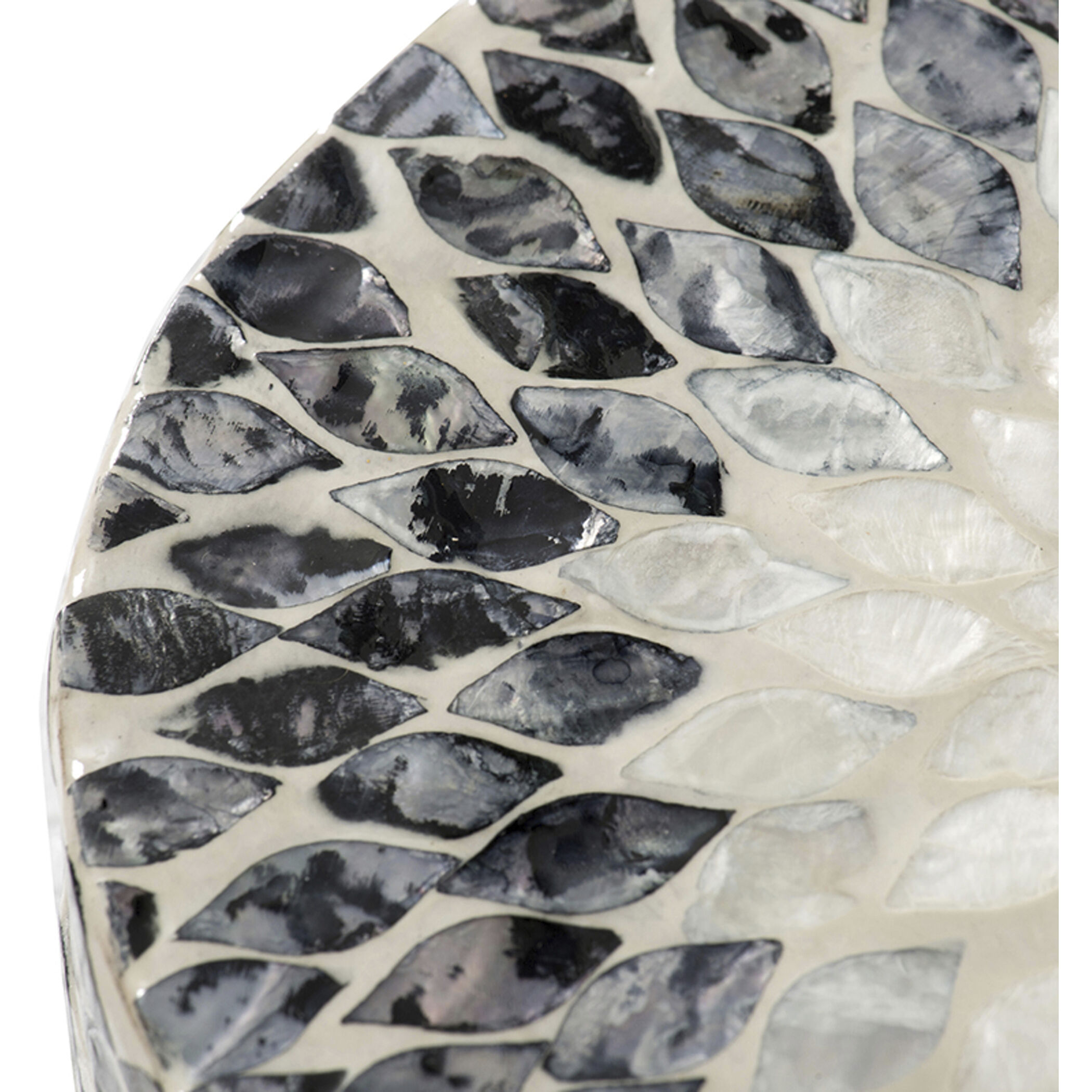 Anita 10.04 inch Pearl Black and Pearl White and White Box