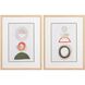 Abstract Collection Orange Framed Art