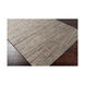 Jefferson 96 X 30 inch Taupe/Bright Blue/Denim Rugs, Jute and Leather