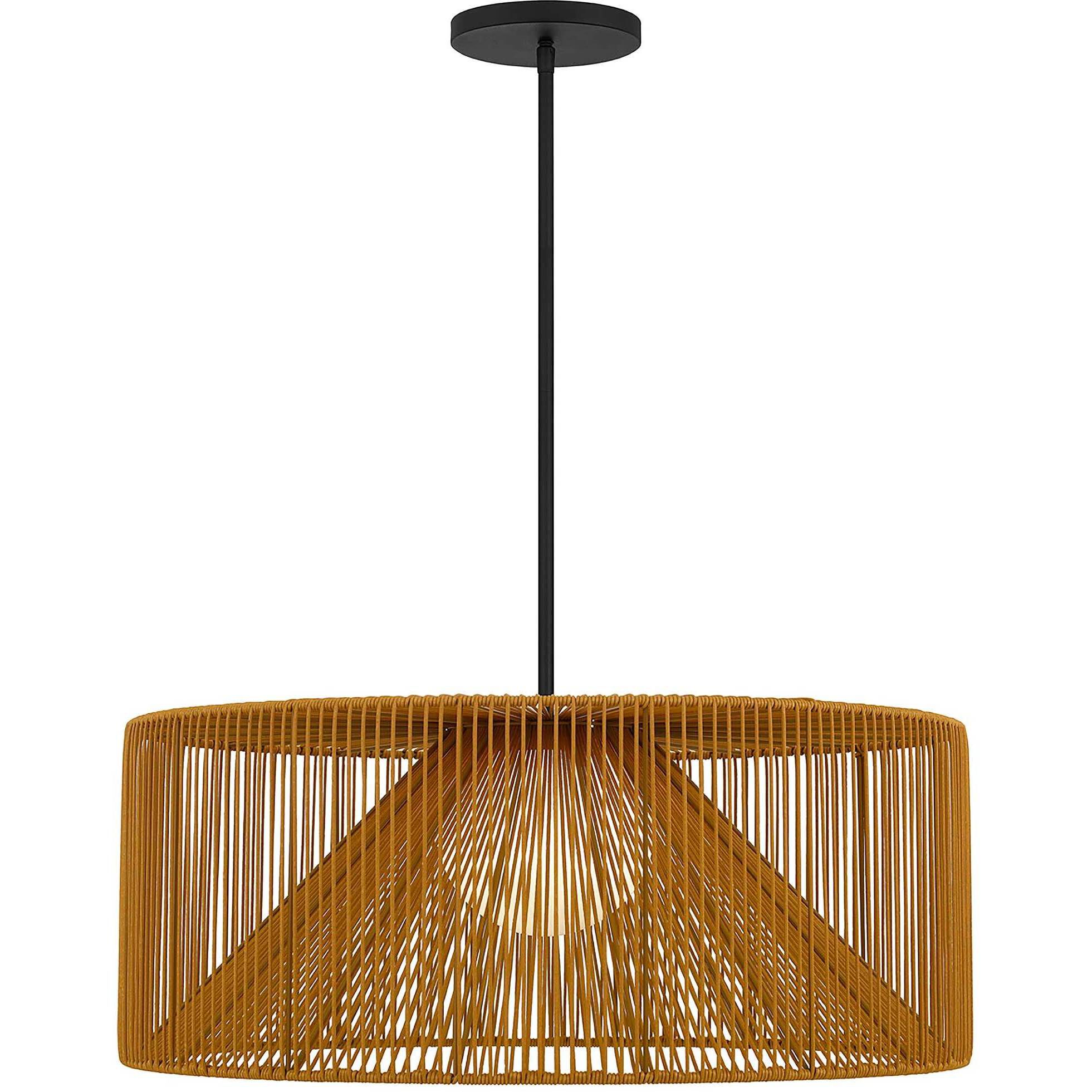 Key West LED 30 inch Sand Black Outdoor Pendant