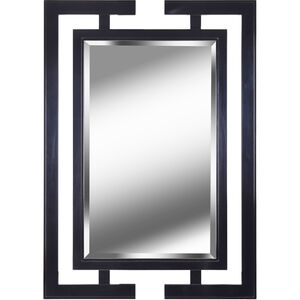Shinto 41 X 29 inch Gloss Black Wall Mirror