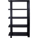 Riviera Checkmate Black Bookshelf