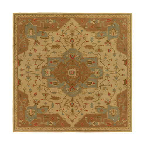 Caesar 72 X 72 inch Brown and Brown Area Rug, Wool