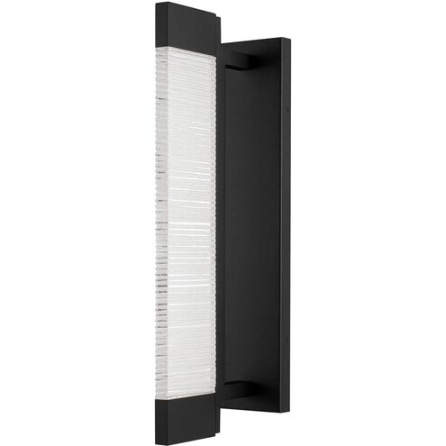Solice LED 21 inch Sand Black Outdoor Wall Sconce