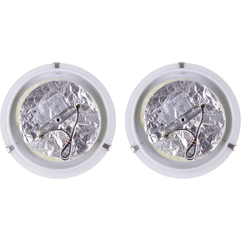 Madison 2 Light 12 inch Brushed Pewter Flush Mount Ceiling Light