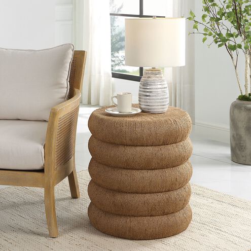 Capitan 23.5 X 20.5 inch Natural Braided Rope Side Table