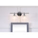 Collier 2 Light 19 inch Chrome Wall sconce Wall Light
