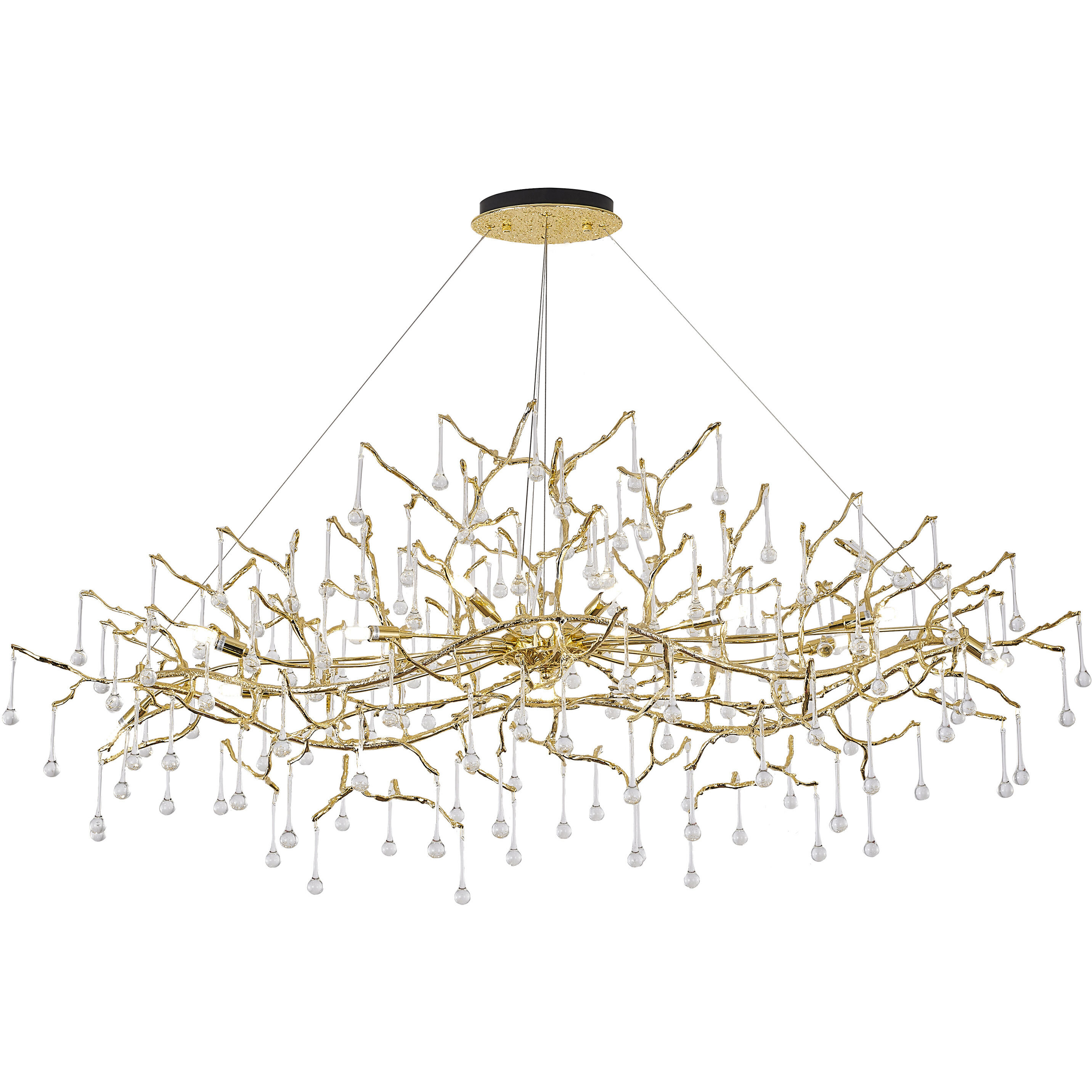 Canada 14 Light 23.5 inch Gold Chandelier Ceiling Light