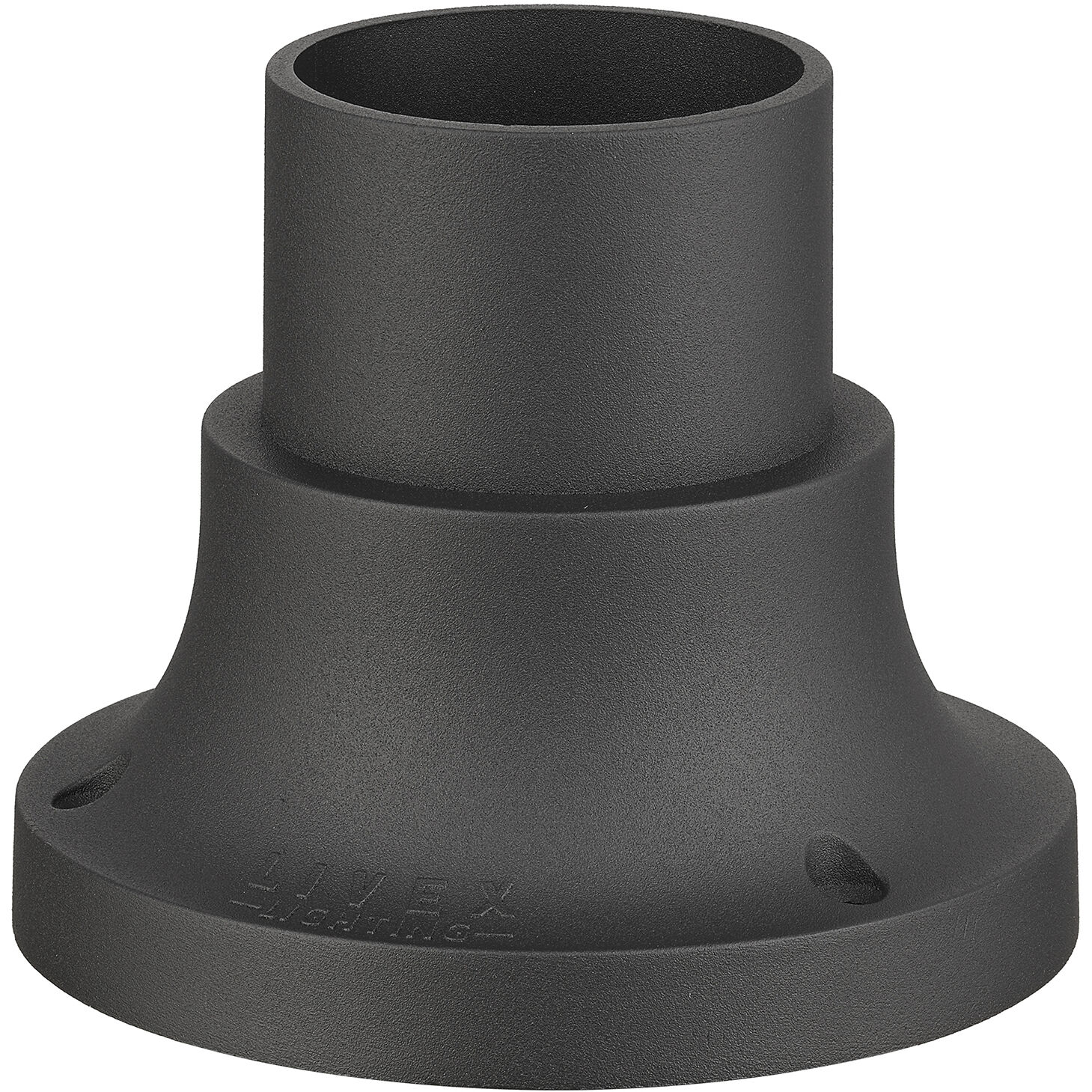 Allison 4.5 inch Textured Black Pier Mount Adapter