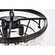 Nordic 4 Light 16 inch Black Pendant Ceiling Light