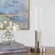Tron 15.25 inch Plated Brass Rechargeable LED Accent Lamp Portable Light