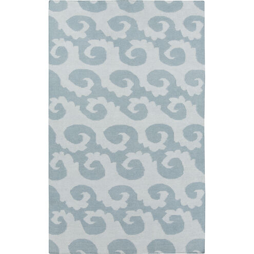 Yacht Club 132 X 96 inch Sky Blue, Aqua Rug