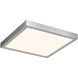 Delta LED 10 inch Satin Nickel Flushmount Ceiling Light, Indoor/Outdoor