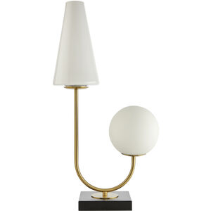 Avalora 22 inch 25 watt Metallic - Brass Accent Table Lamp Portable Light