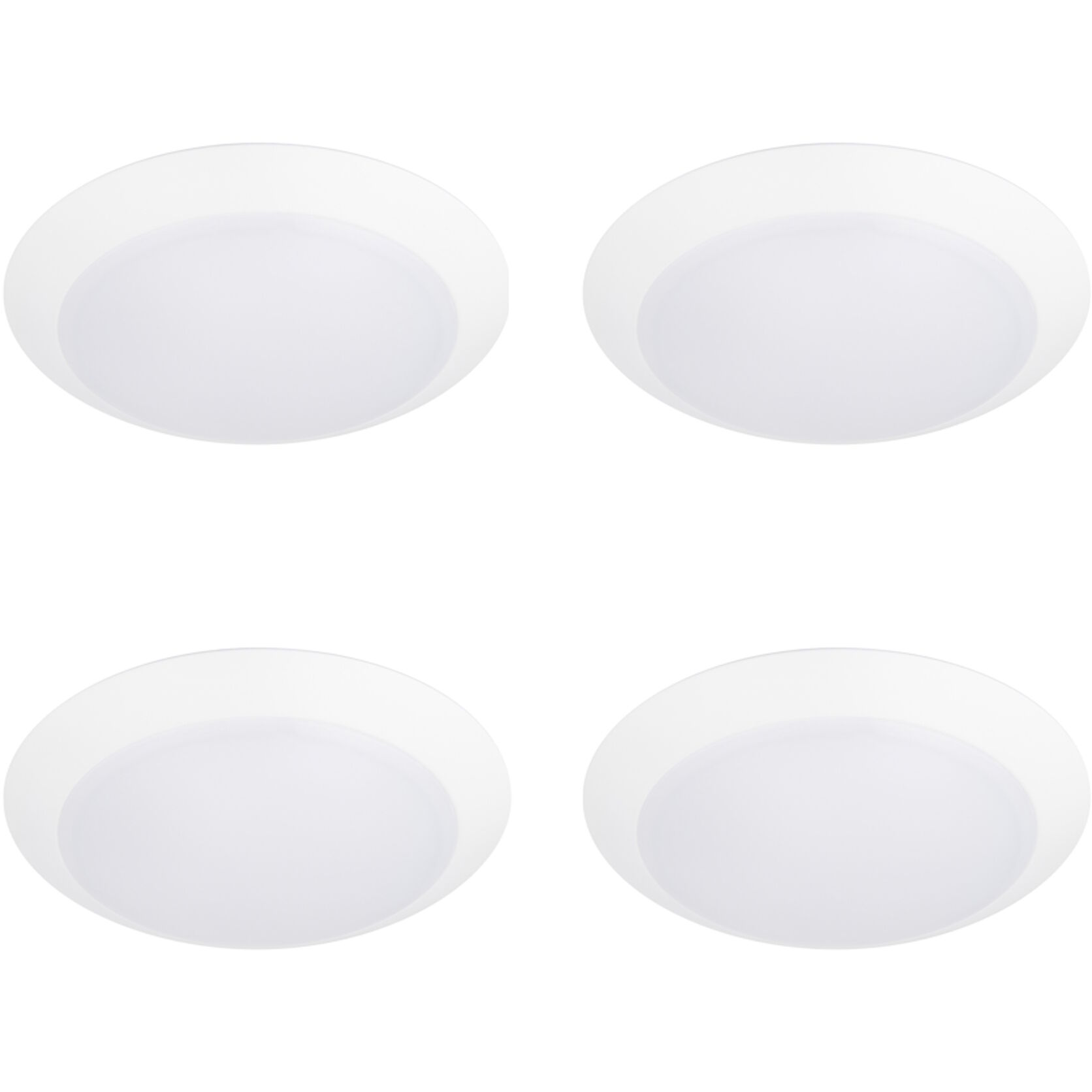 Disc LED 9.18 inch White Flush Mount Ceiling Light in 4, WAC Limited