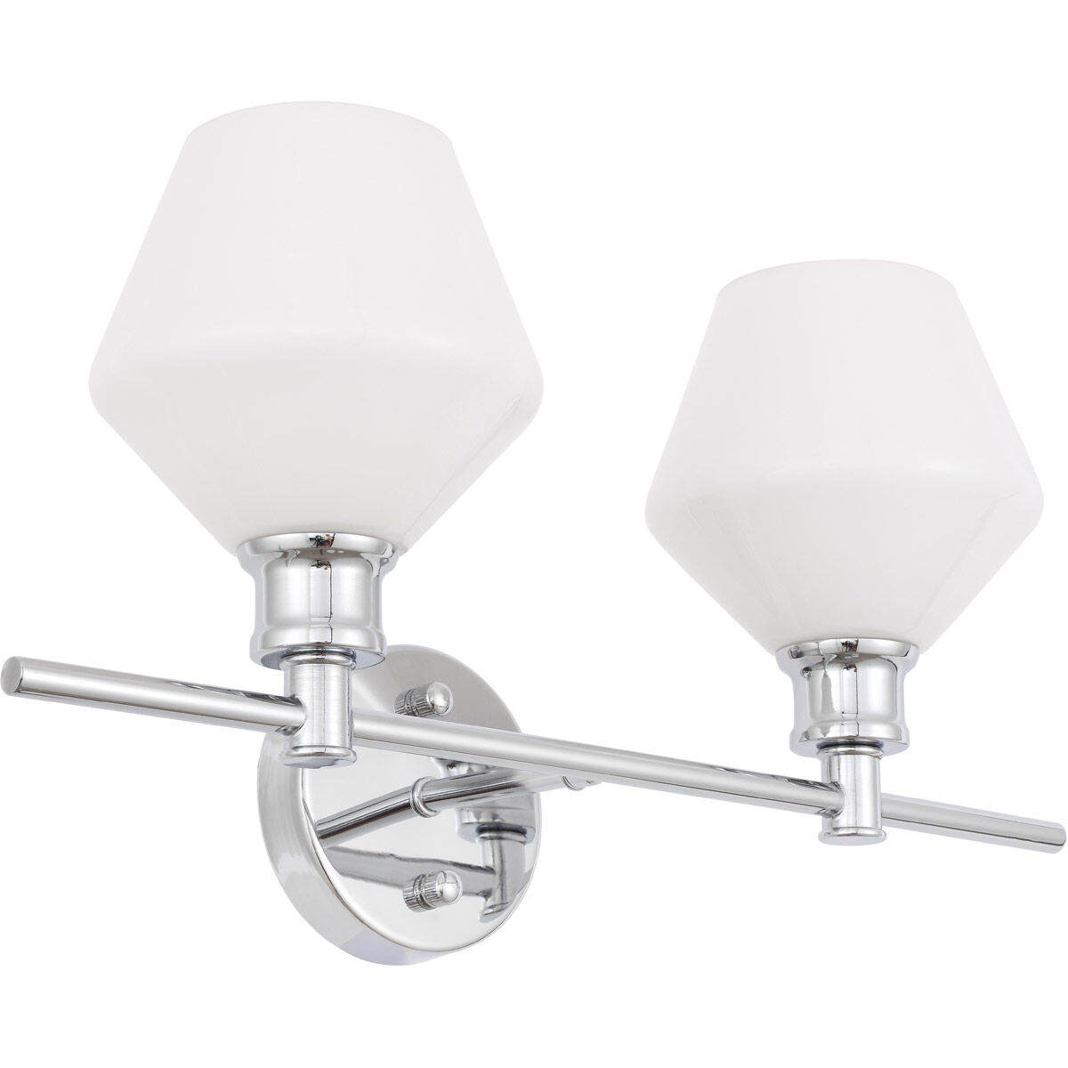 Gene 2 Light 19 inch Chrome Wall sconce Wall Light