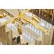 Canada LED 12.3 inch Gold Chandelier Ceiling Light