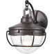 Eastport 1 Light 10 inch Oil Rubbed Bronze Outdoor Wall Sconce
