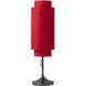 Lollipop 31 inch 14 watt Black Nickel Table Lamp Portable Light