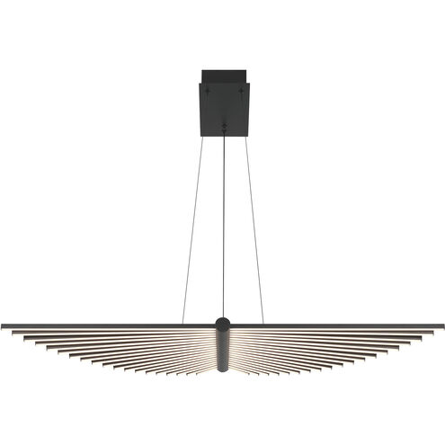 Seraph LED 10.75 inch Black Chandelier Ceiling Light