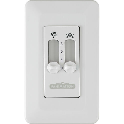 3-Speed Wall Control Non-Reversing Switch, White 3-Speed Wall Control Non-Reversing Switch, White