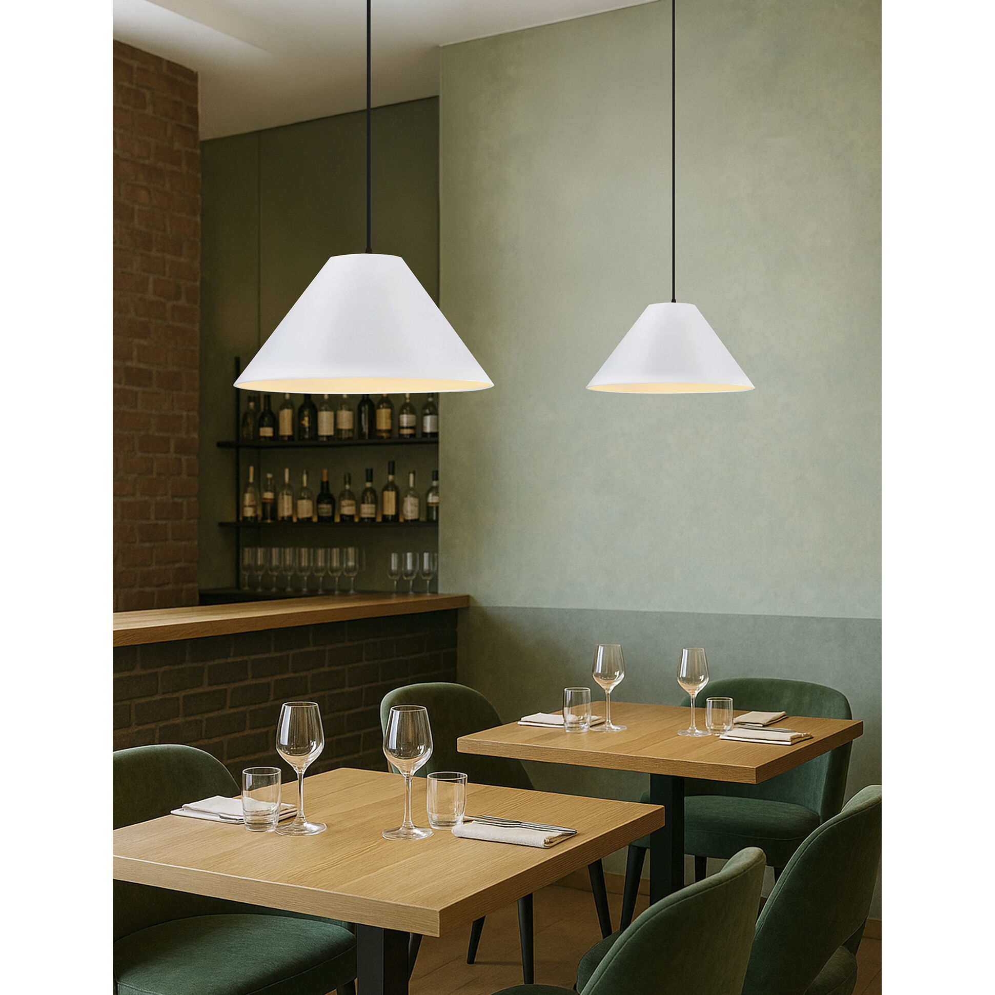 Radiance Collection - Avola Pendant Ceiling Light in Dark Bronze, Black Cord, Replaceable Bulb, Bisque, 15W x 7.25H, Form+Finish+Function