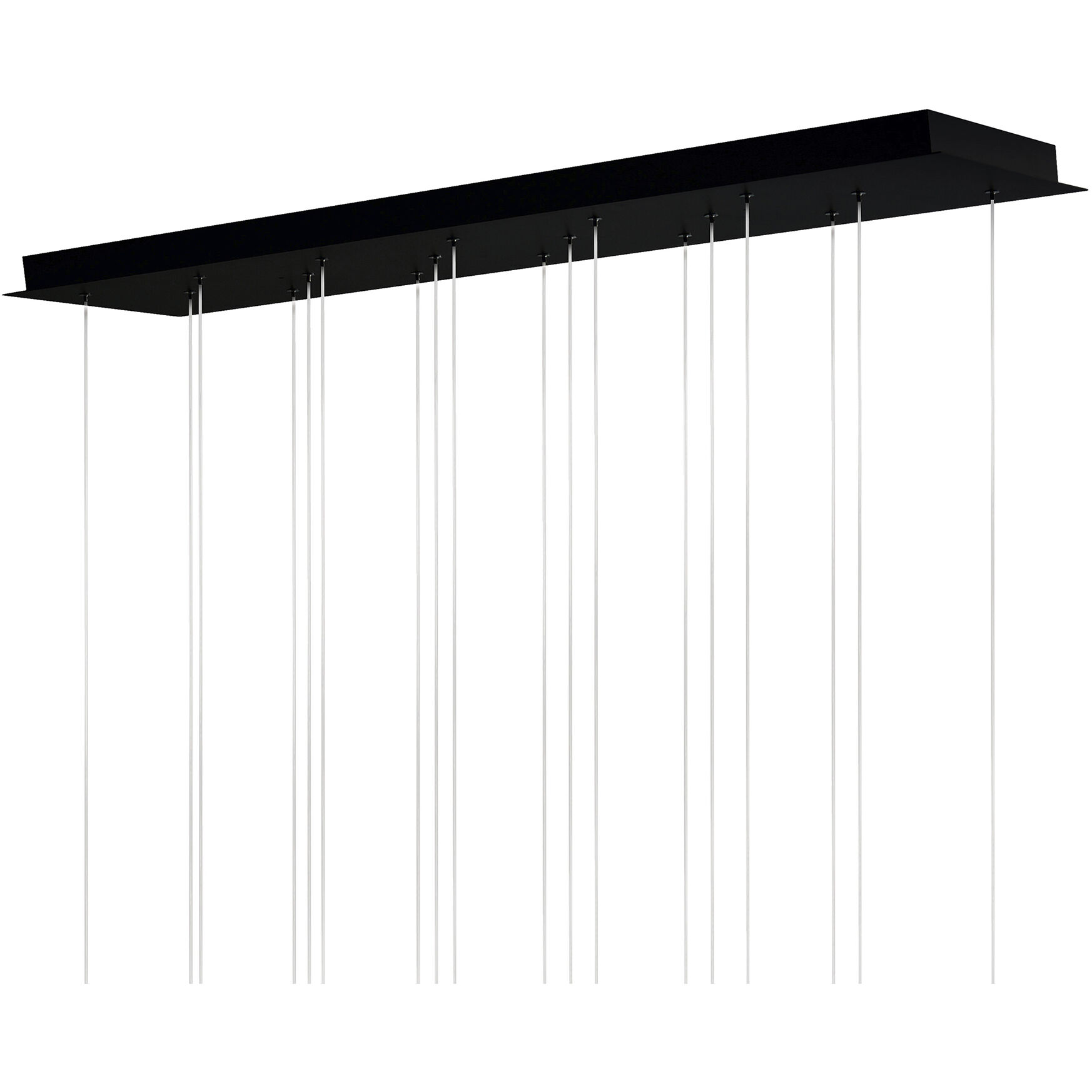 Dragonswatch LED 48 inch Black Chandelier Ceiling Light