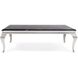 Lexiss 53 X 17 inch Black/Silver Coffee Table