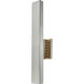 Yoga LED 4.53 inch Stainless Steel ADA Wall Sconce Wall Light